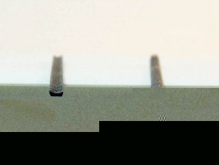 Inside tube feed: Flex (L) and normal (R).