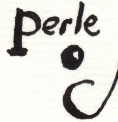 Perle Noire is very black.